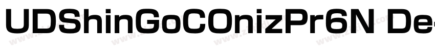 UDShinGoCOnizPr6N De字体转换